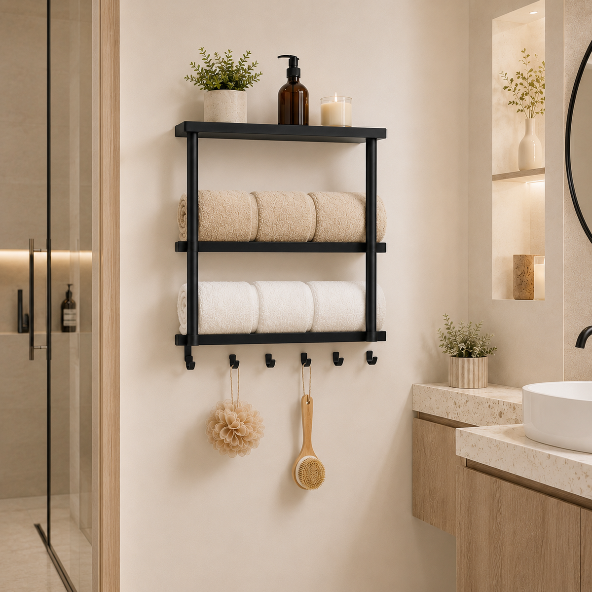 3-Tier Towel Ladder