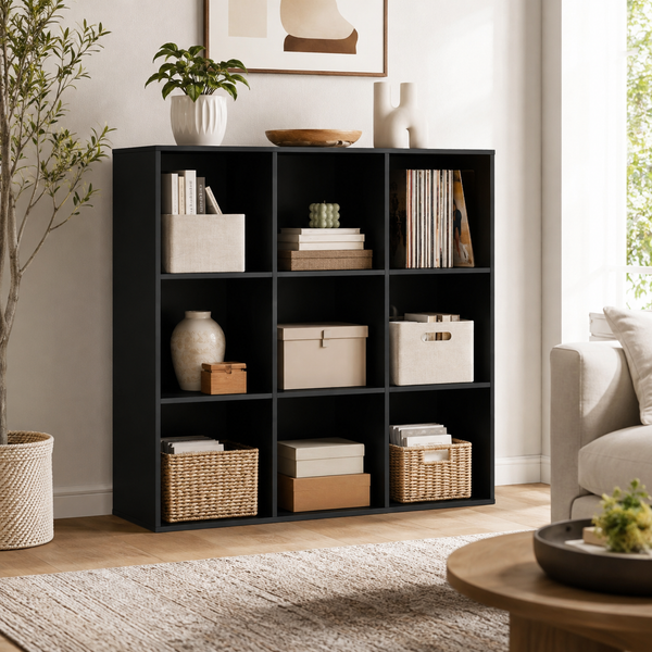 9-Cube Storage Organizer Bookshelf