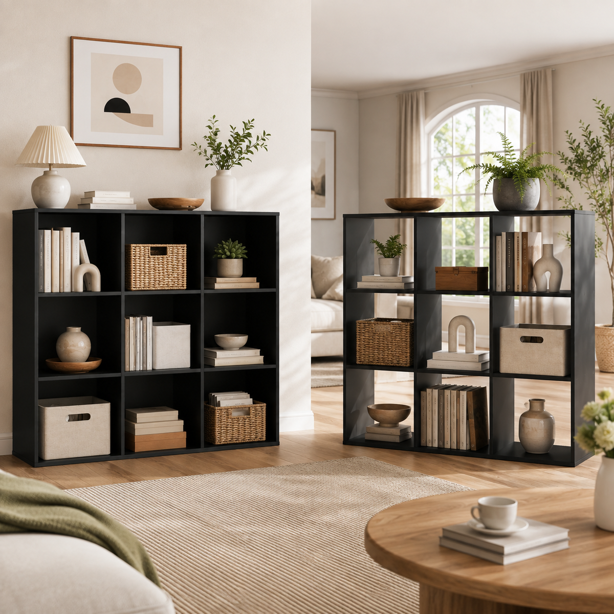 9-Cube Storage Organizer Bookshelf