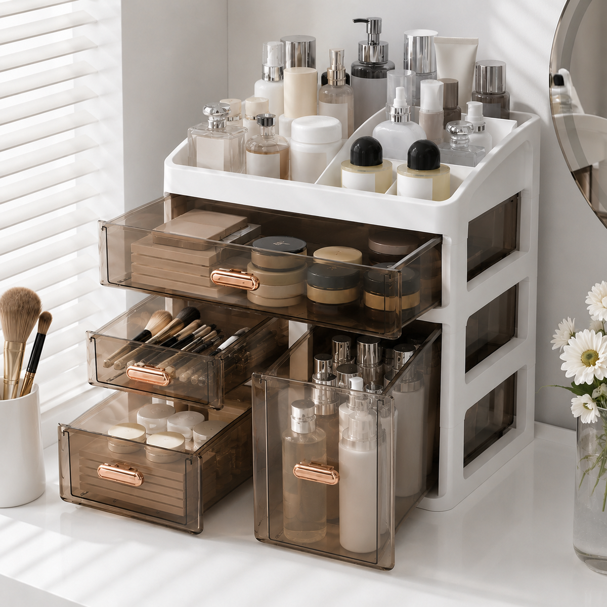 Multi-Drawer Vanity Organizer