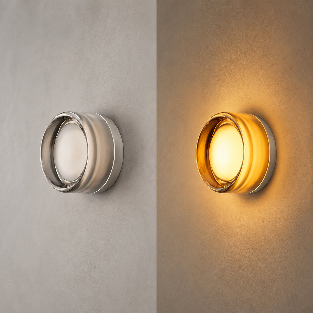 Amber Jelly Acrylic LED Wall Sconce