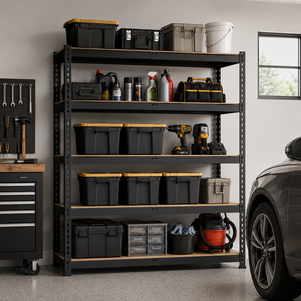 Heavy-Duty Garage Shelving Unit