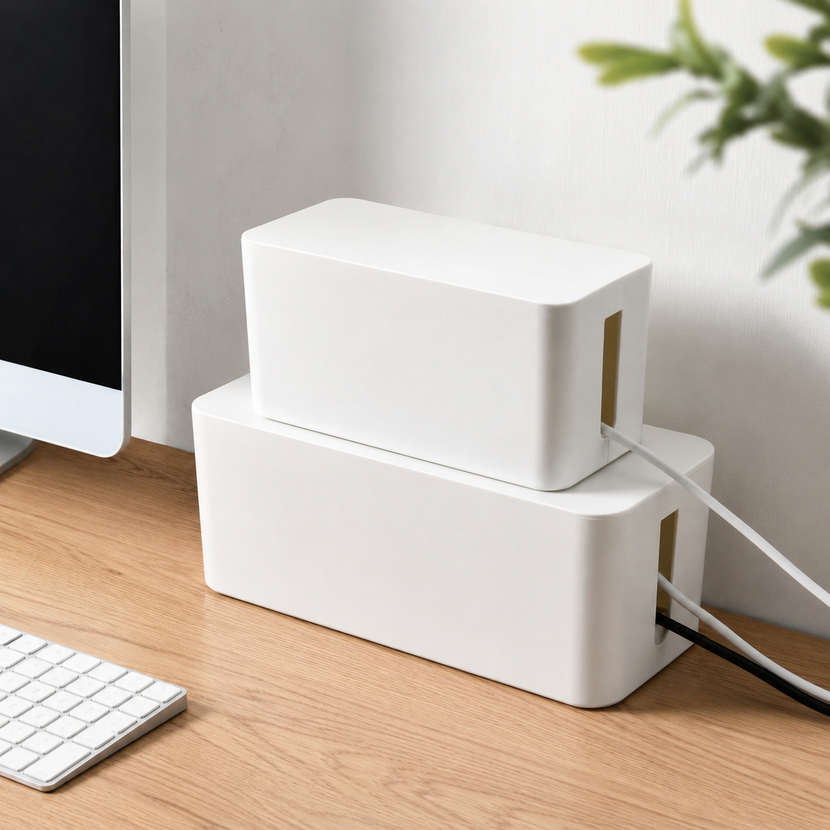 Desktop Cable Organizer Box