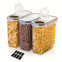 Grain Storage Containers, Set of 3
