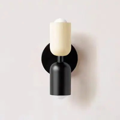 Two-Tone Macaron Dual-Bulb Wall Sconce