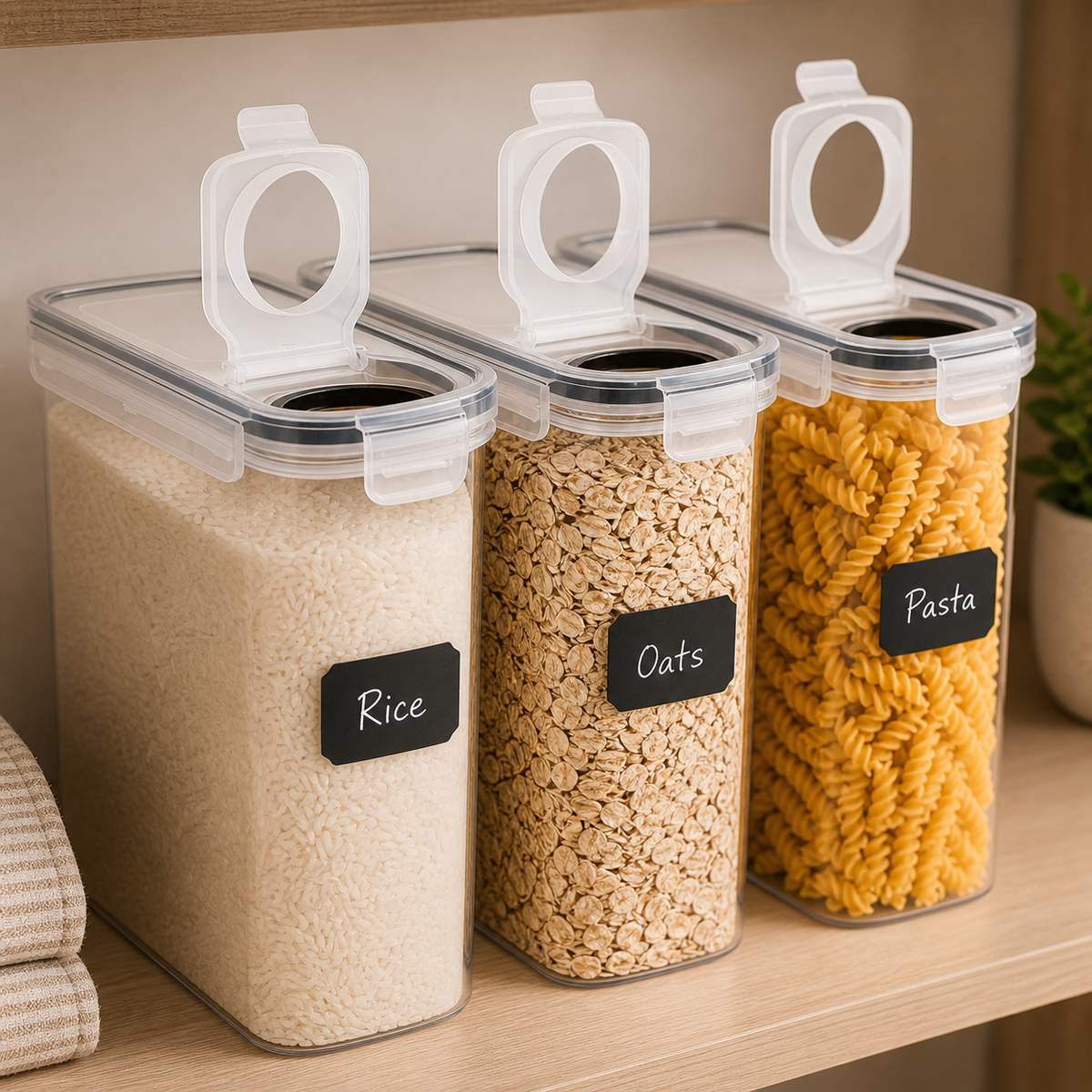 Grain Storage Containers (Set of 3)