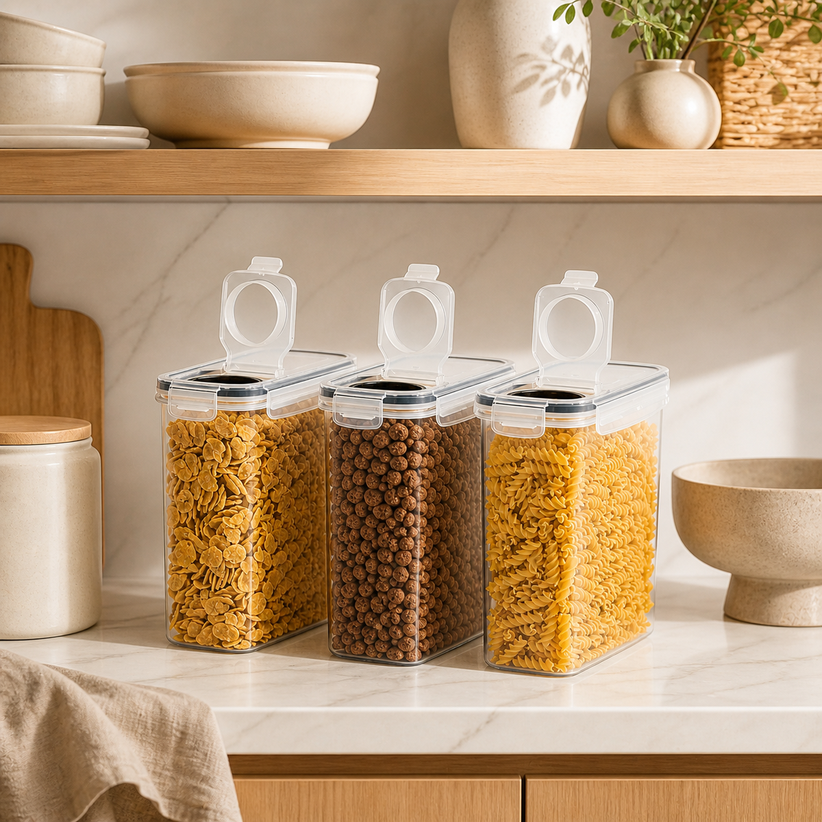 Grain Storage Containers (Set of 3)