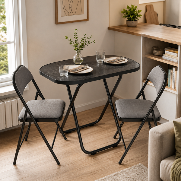 No-Assembly Folding Dining Table
