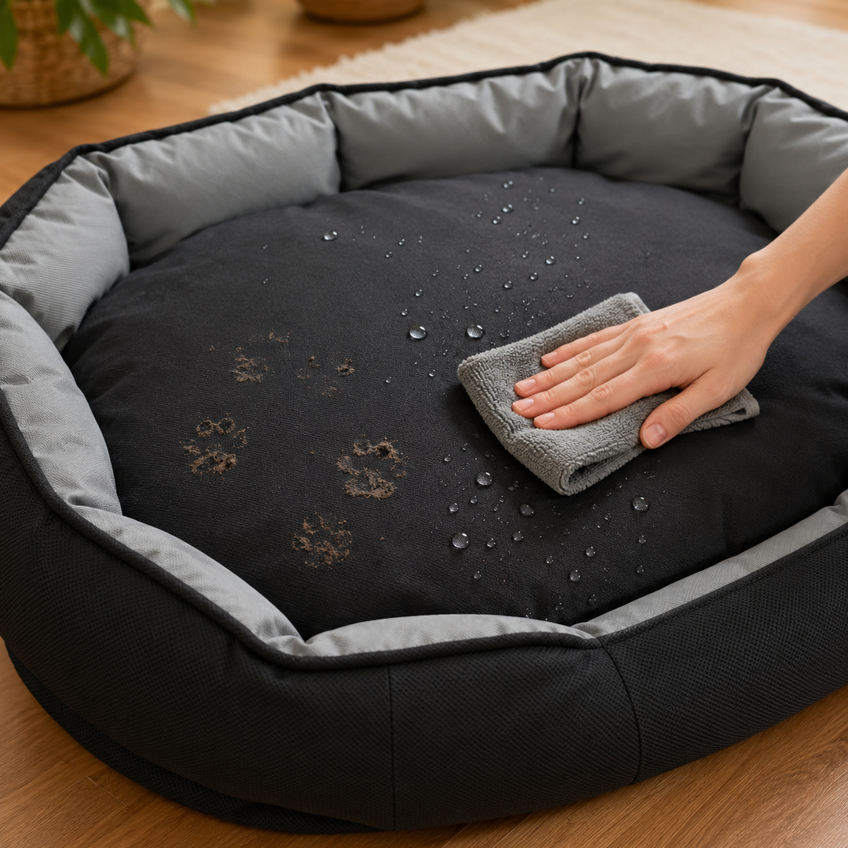 Waterproof Bolster Dog Sofa Bed