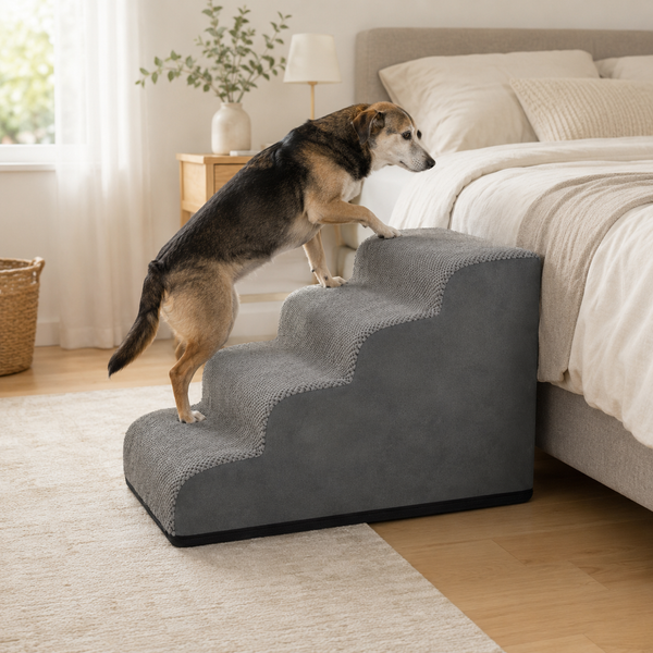Foam Pet Stairs with Removable Cover