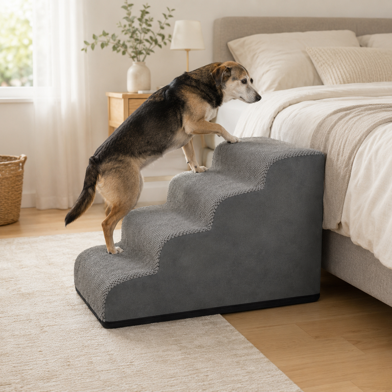 Foam Pet Stairs with Removable Cover