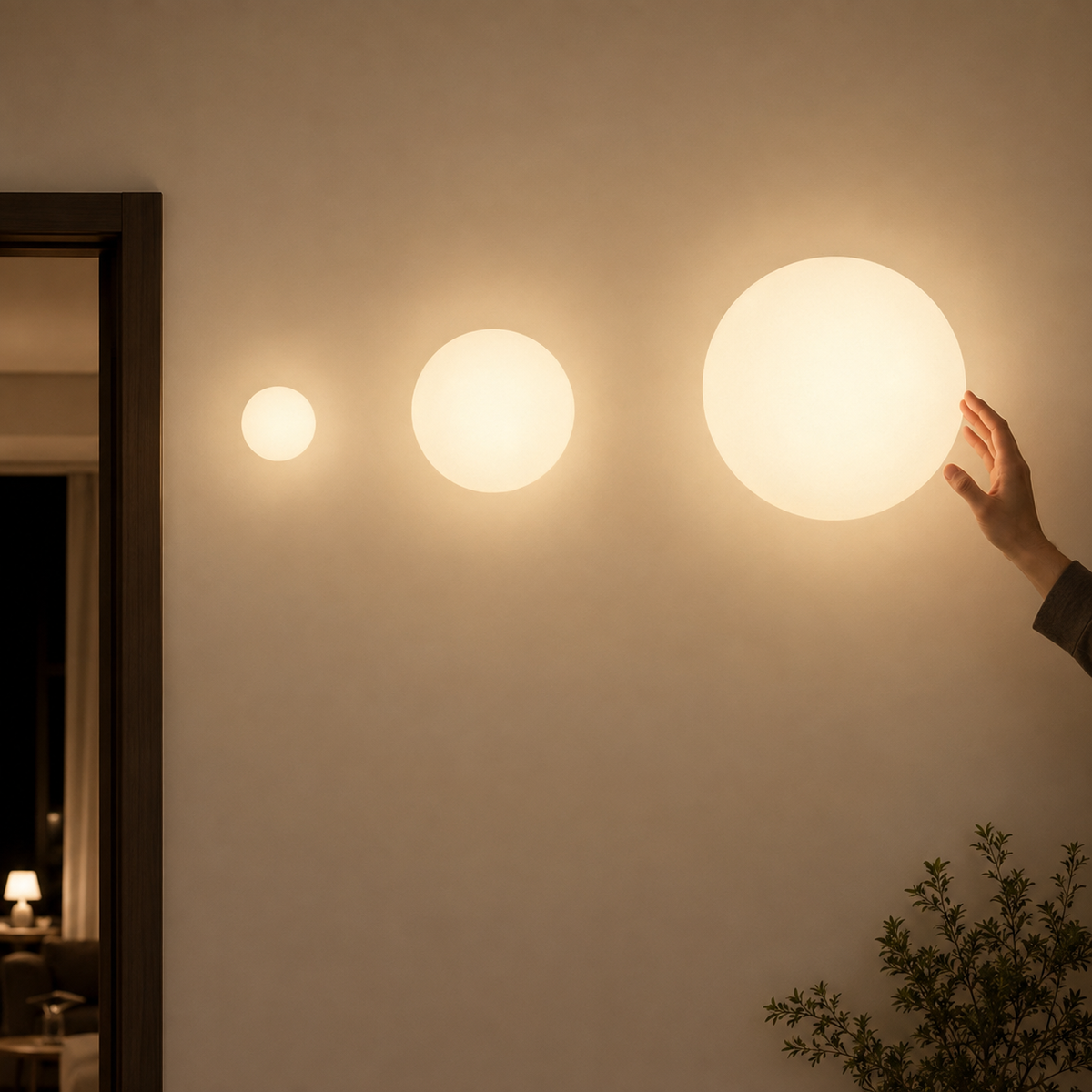 Opal Glass Globe Flush Mount Light