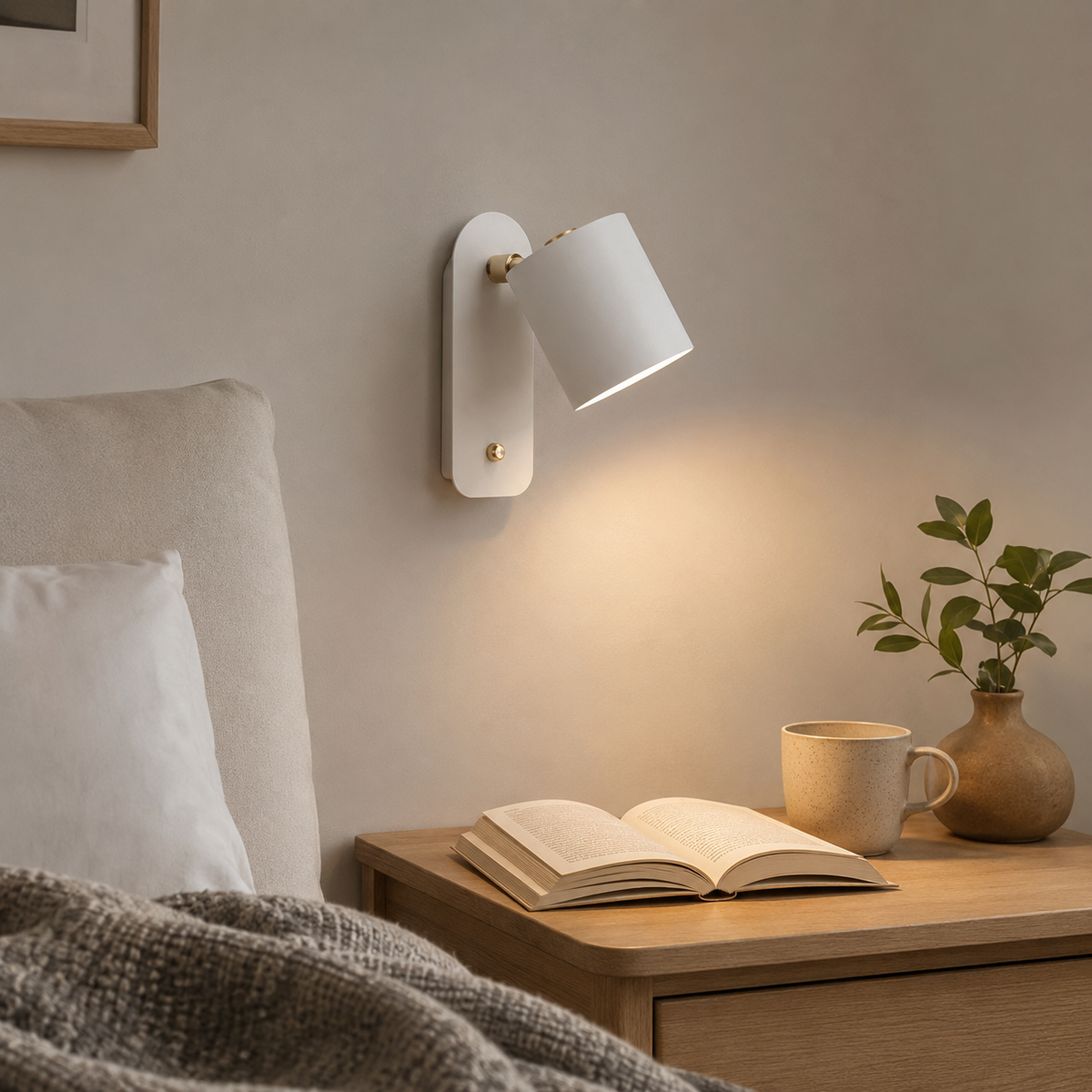 Macaron Rotatable Bedside Wall Sconce