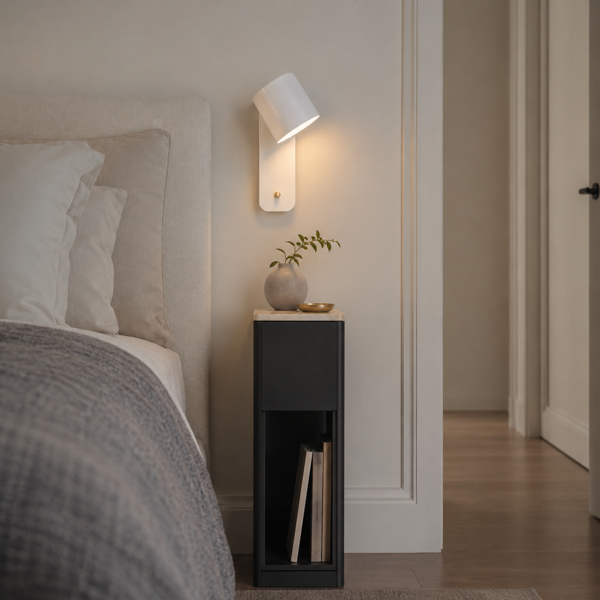 Macaron Rotatable Bedside Wall Sconce
