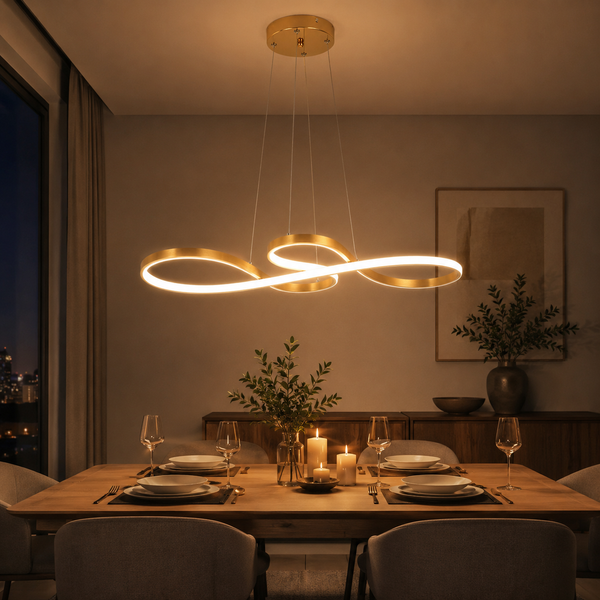 Minimalist Ribbon LED Pendant Light