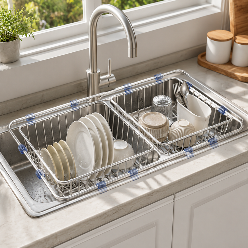 Telescopic Sink Drying Rack