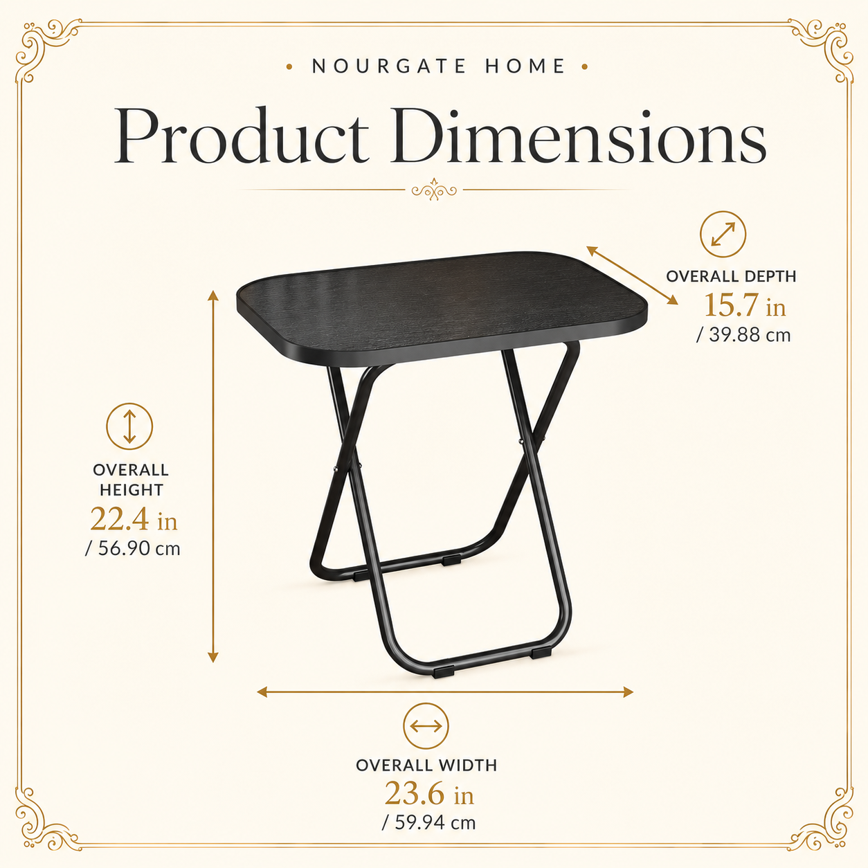 Product dimensions