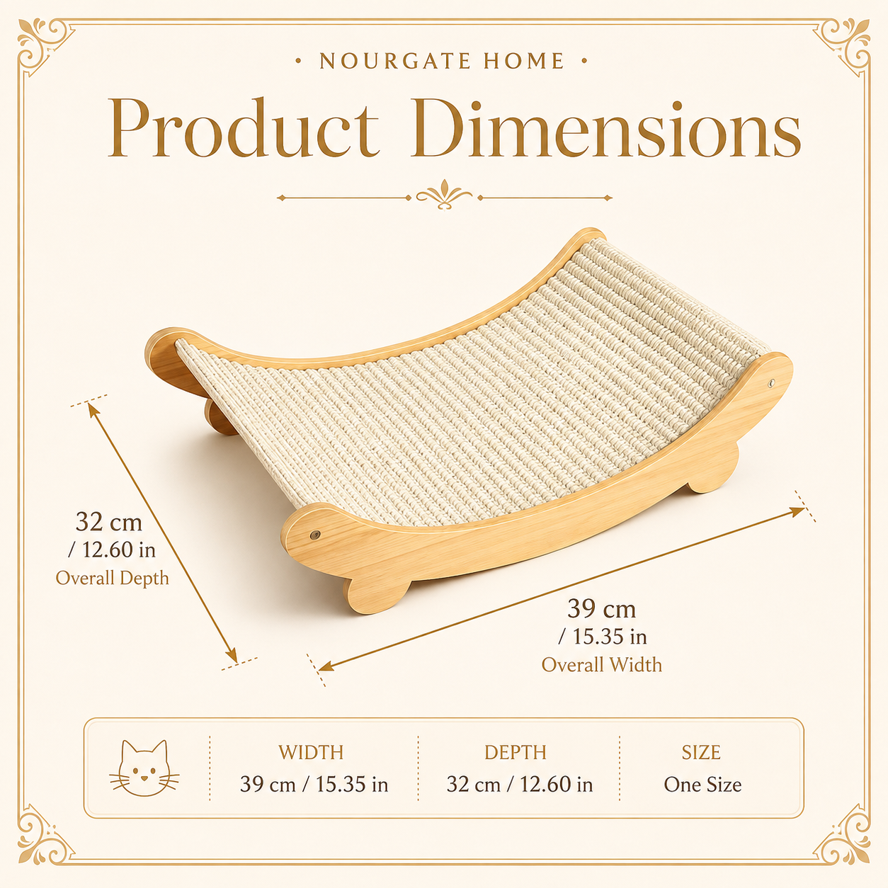 Product dimensions