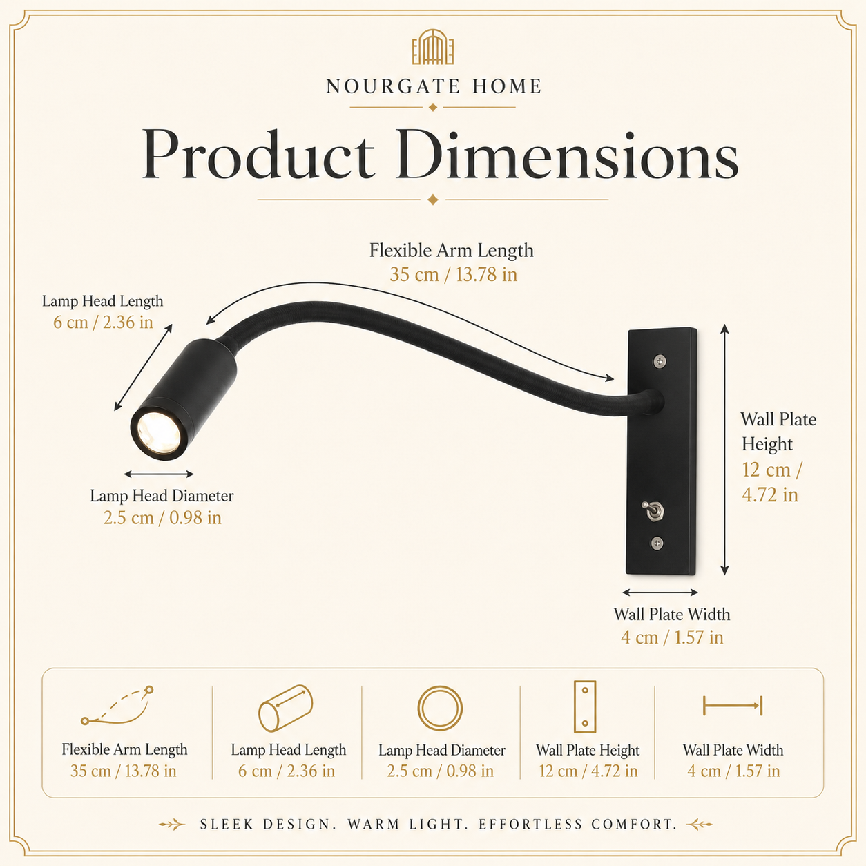 Product dimensions