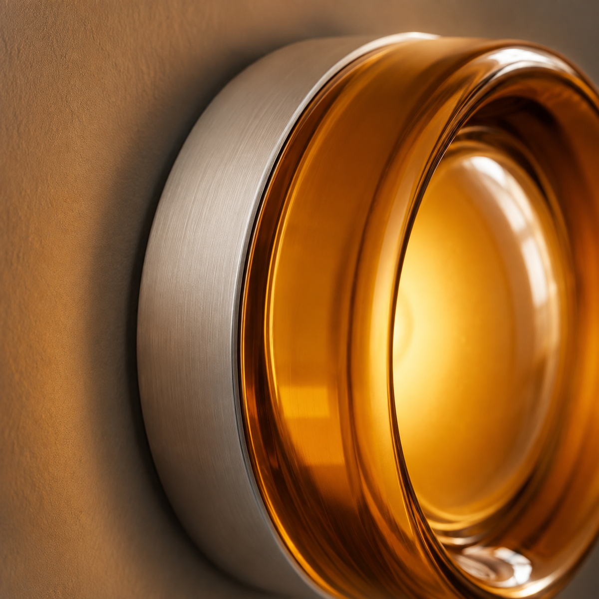 Amber Jelly Acrylic LED Wall Sconce