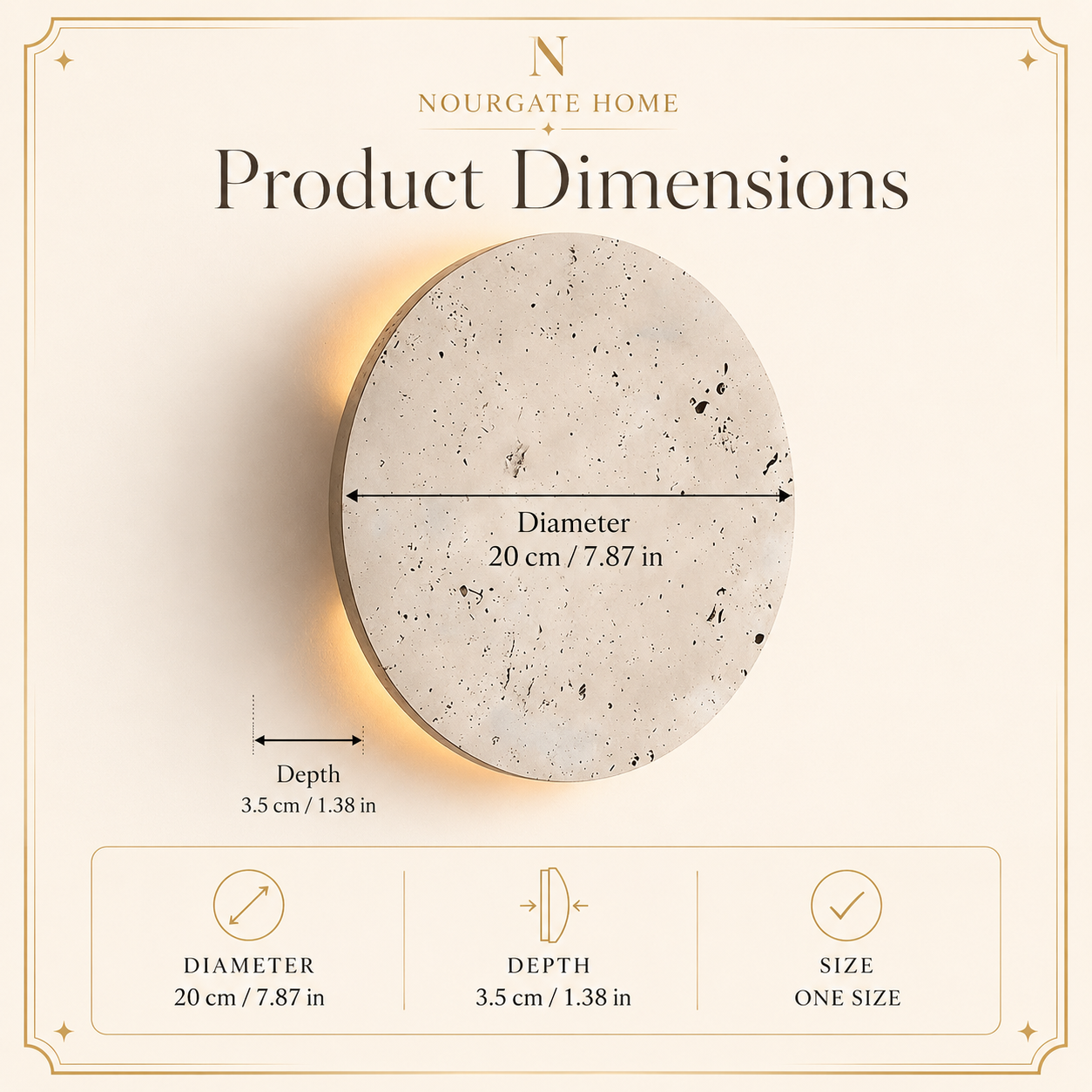 Product dimensions