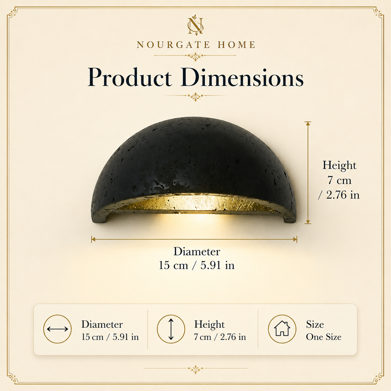 Product dimensions
