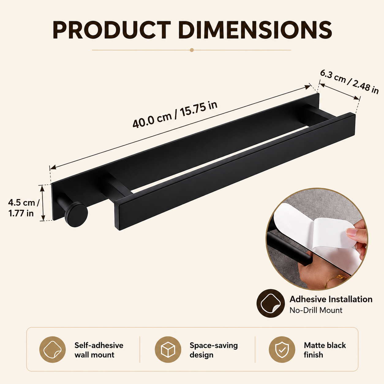 Product dimensions