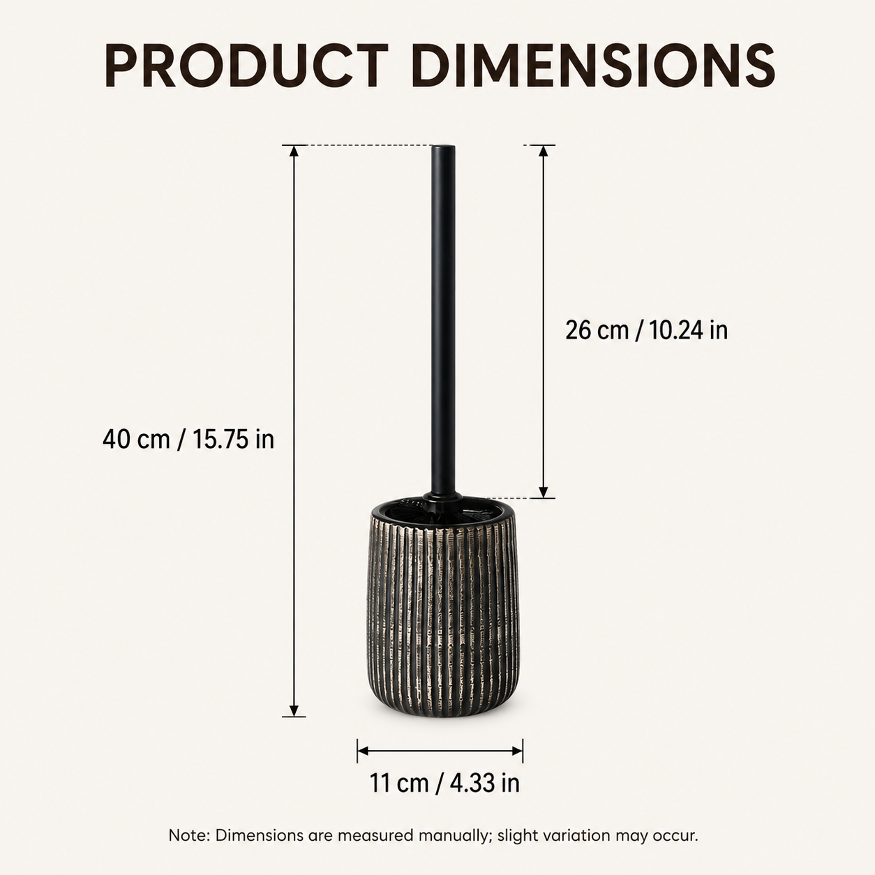 Product dimensions