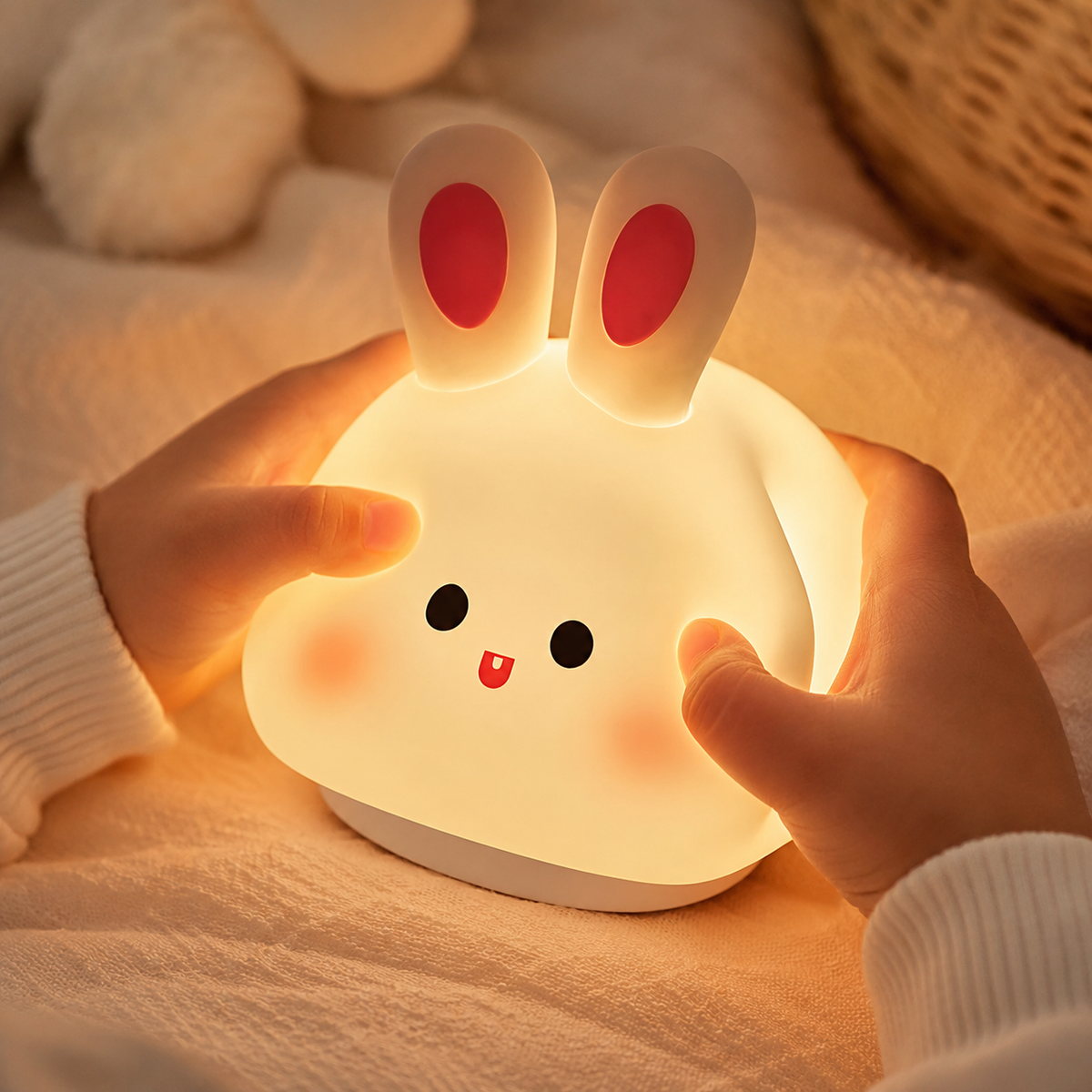 Rechargeable Silicone Animal Night Light
