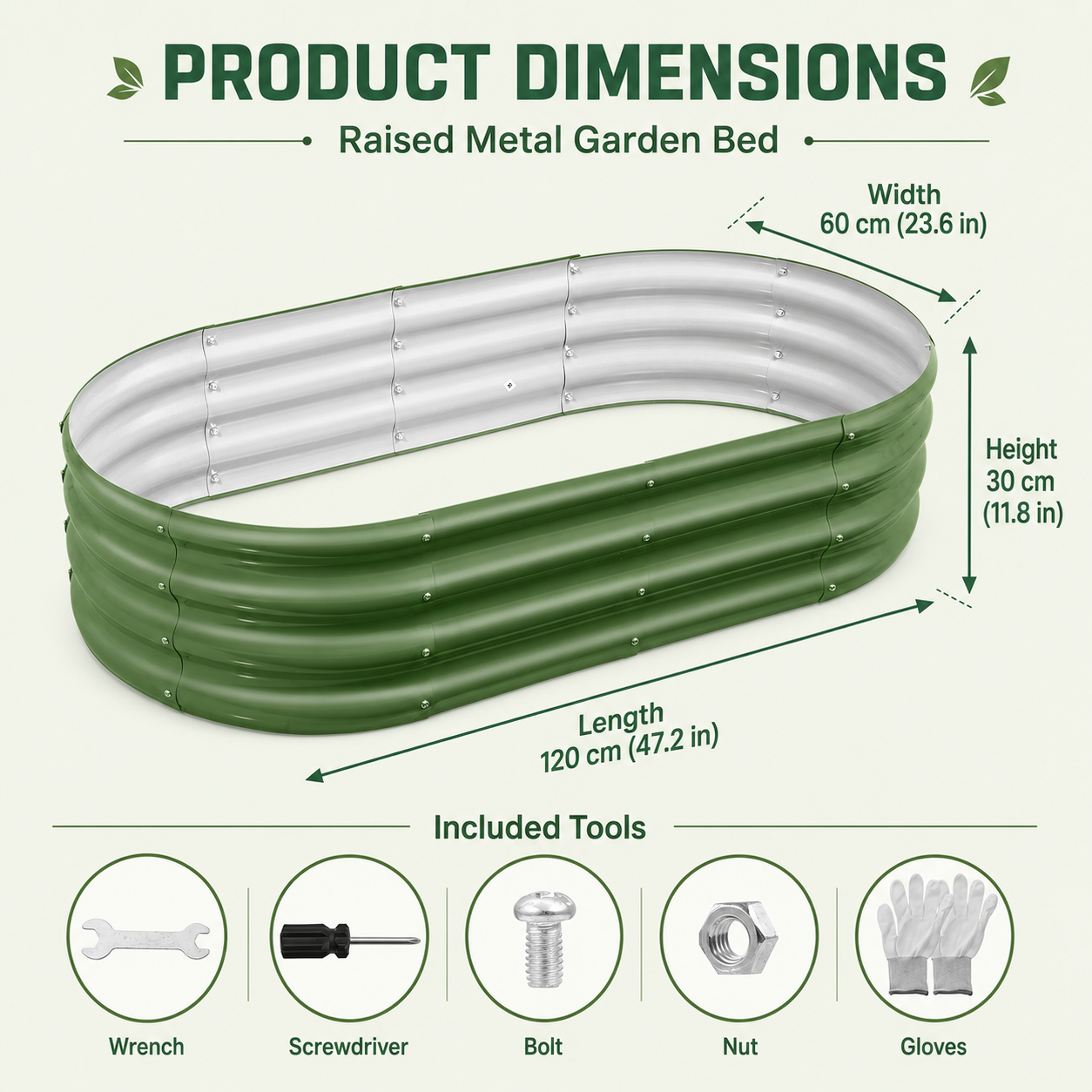 Product dimensions