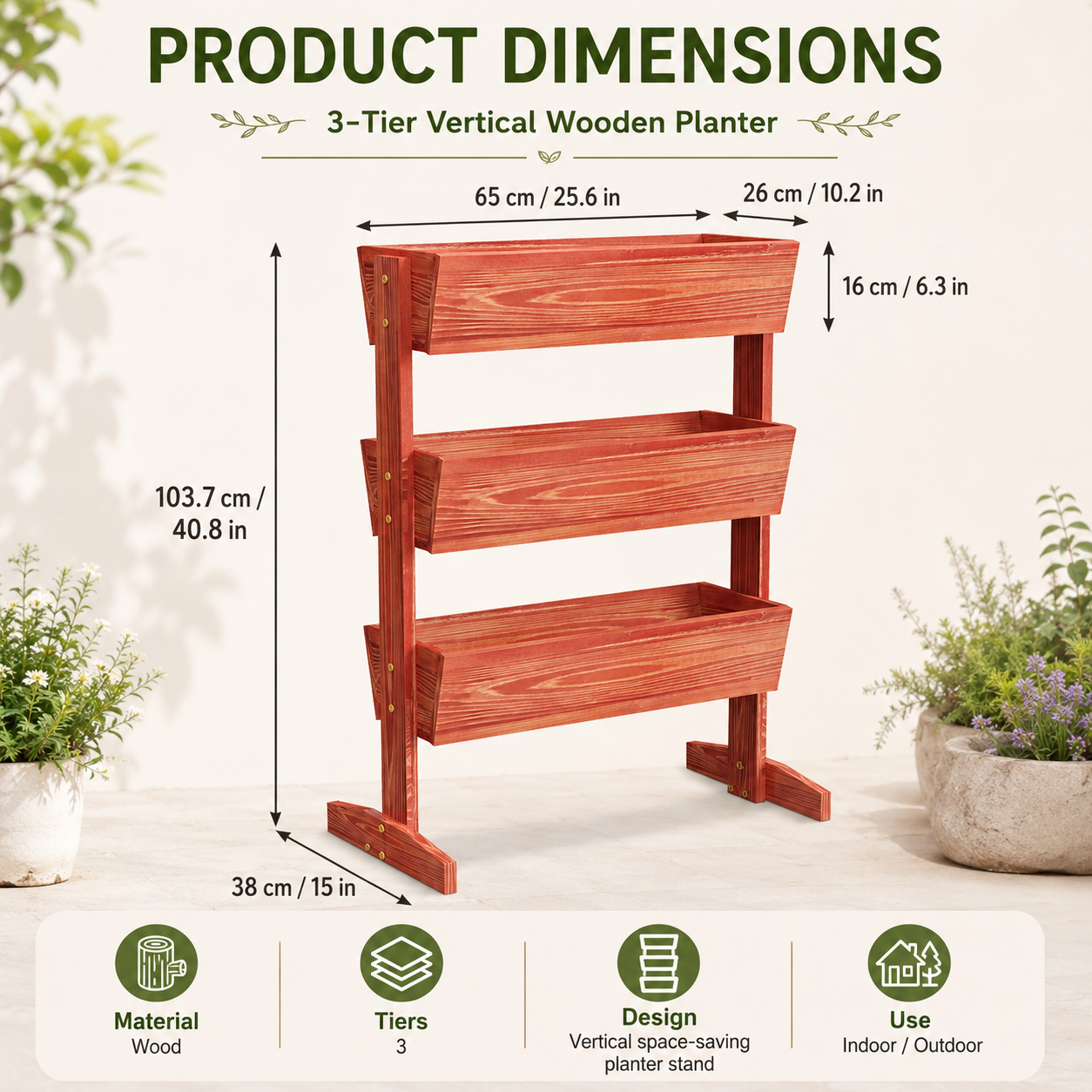 Product dimensions