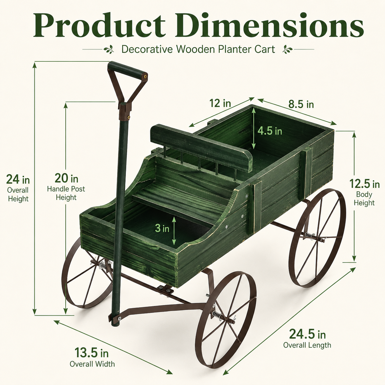 Product dimensions