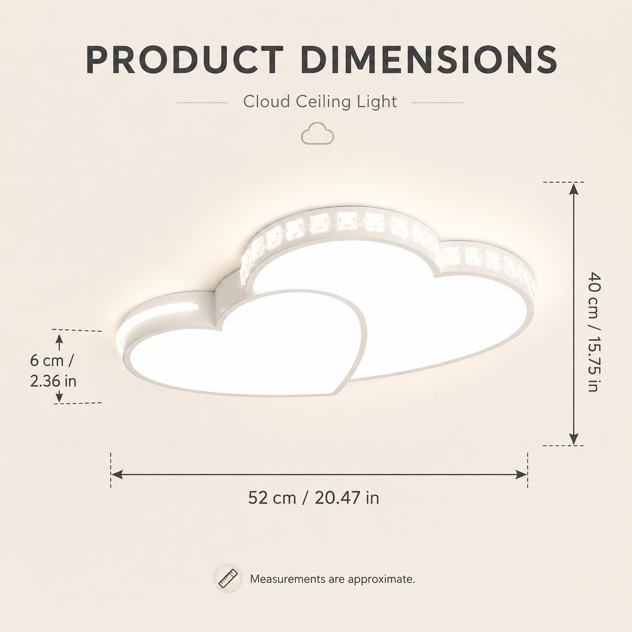 Product dimensions