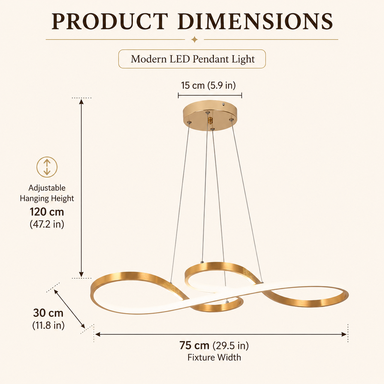 Product dimensions