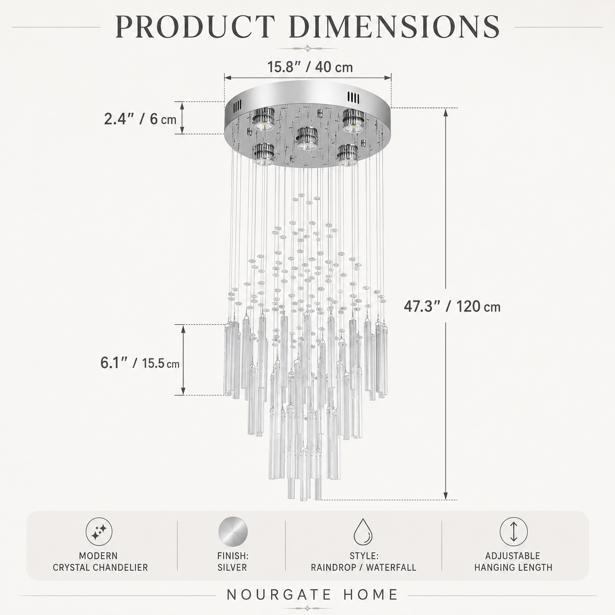 Product dimensions