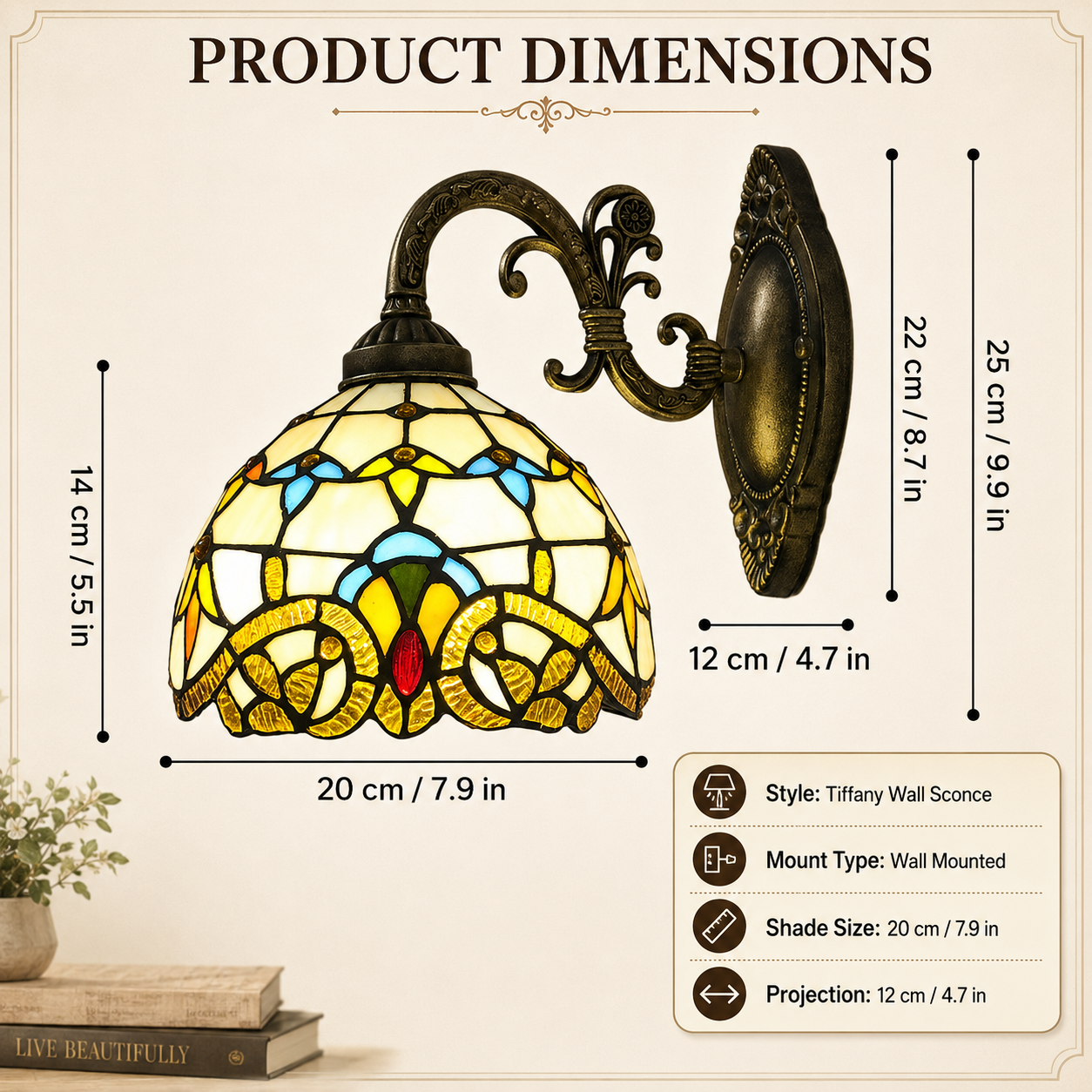 Product dimensions