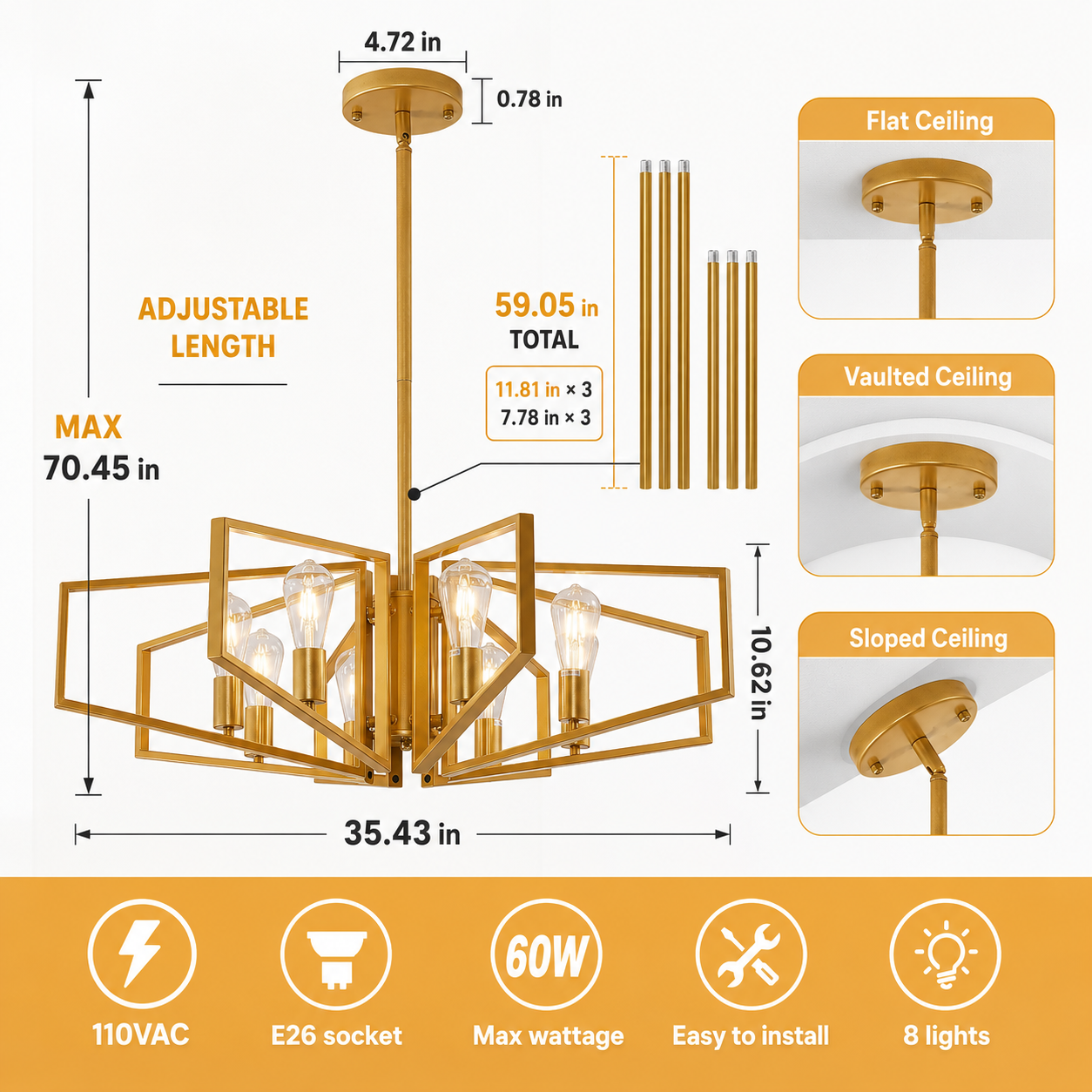 Product dimensions