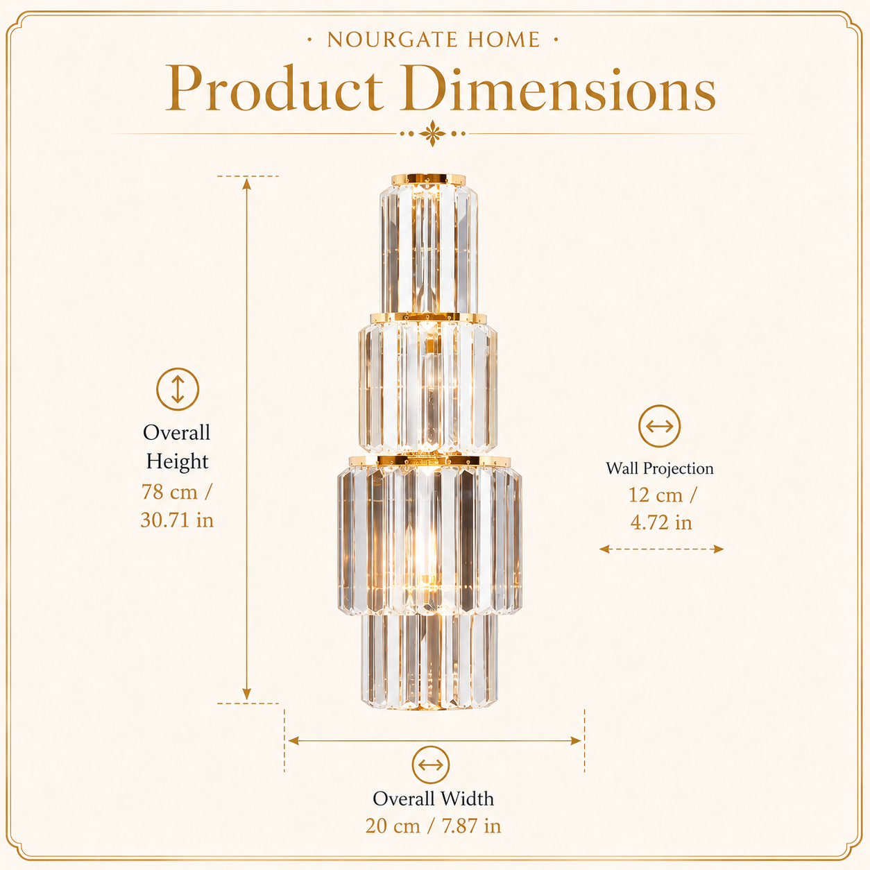 Product dimensions