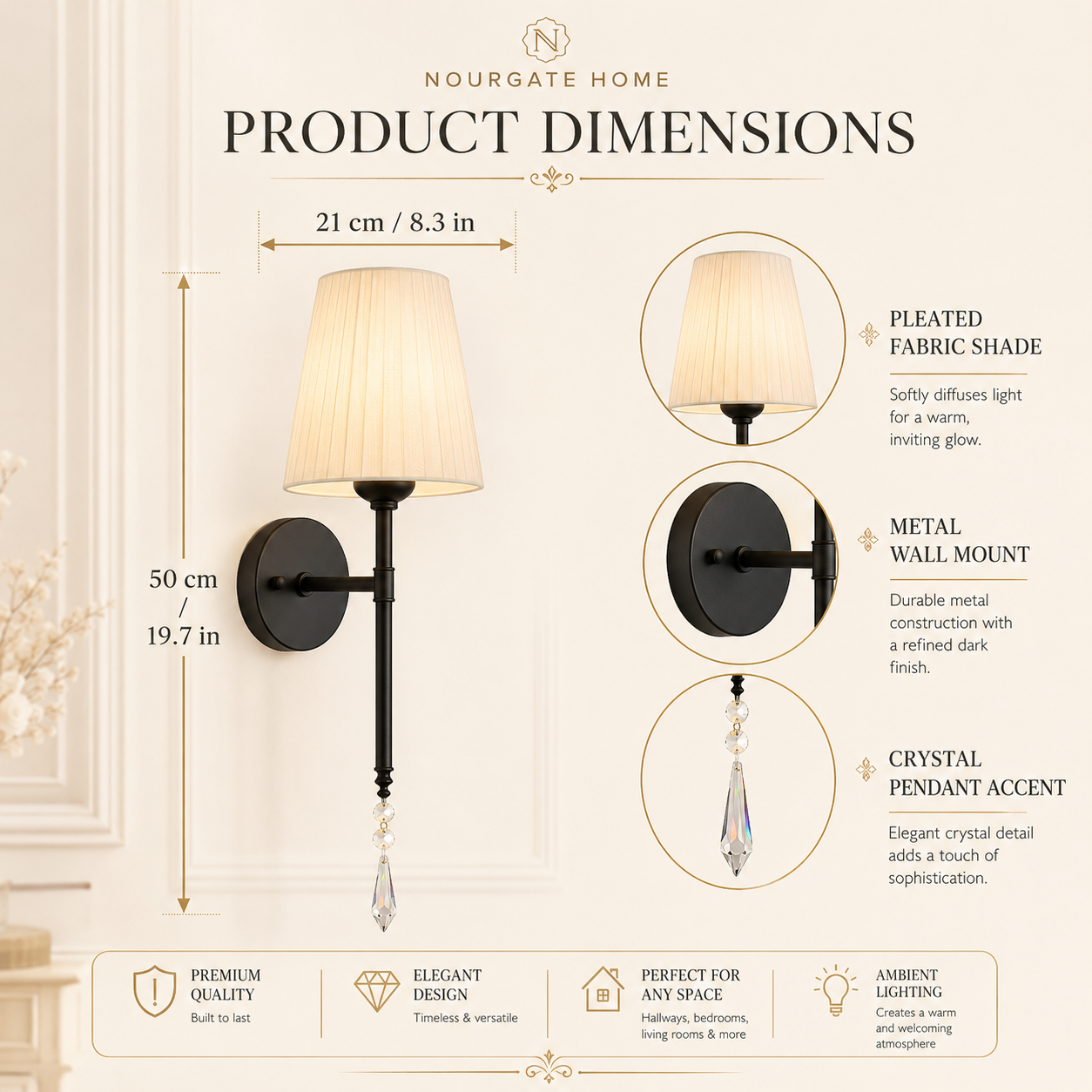 Product dimensions