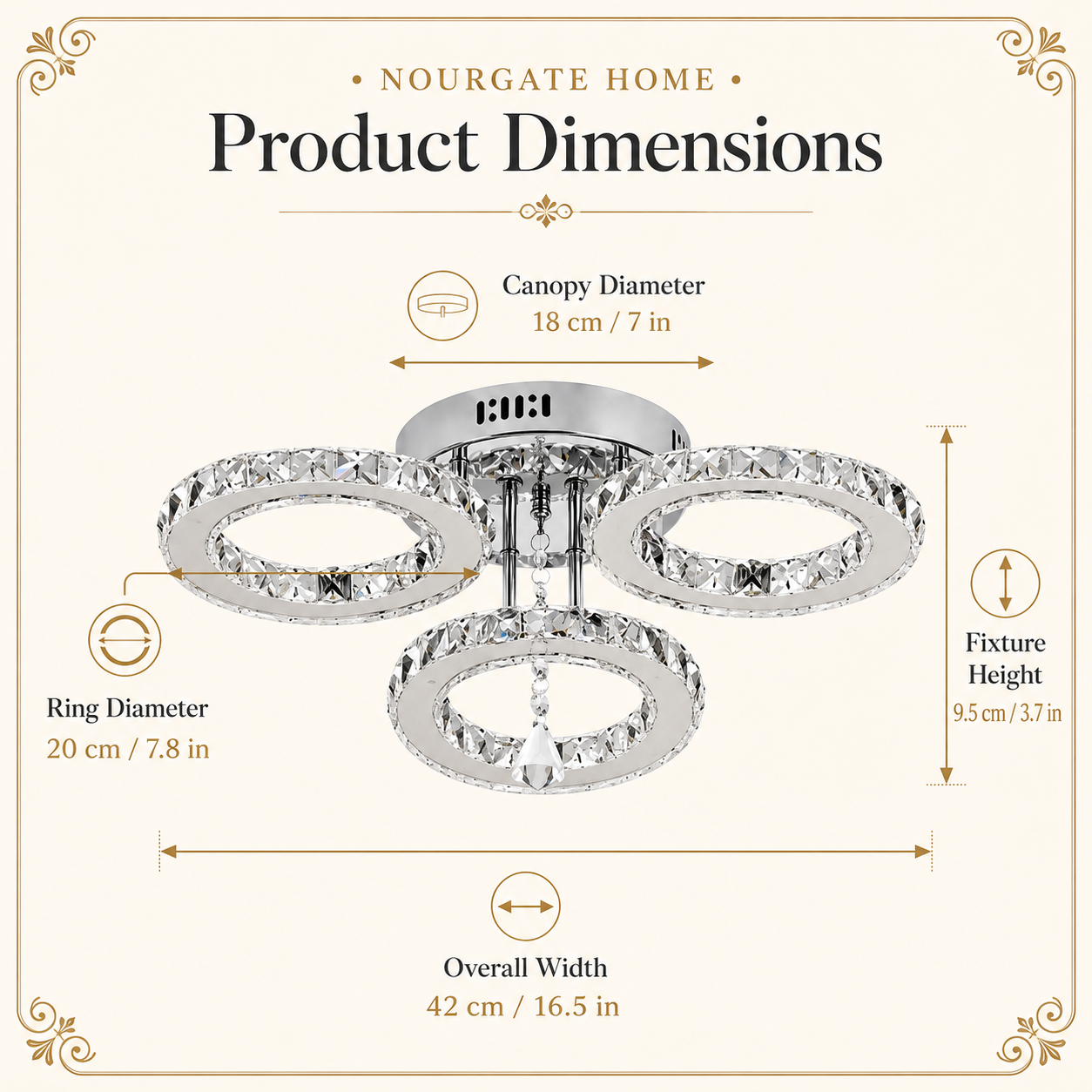 Product dimensions