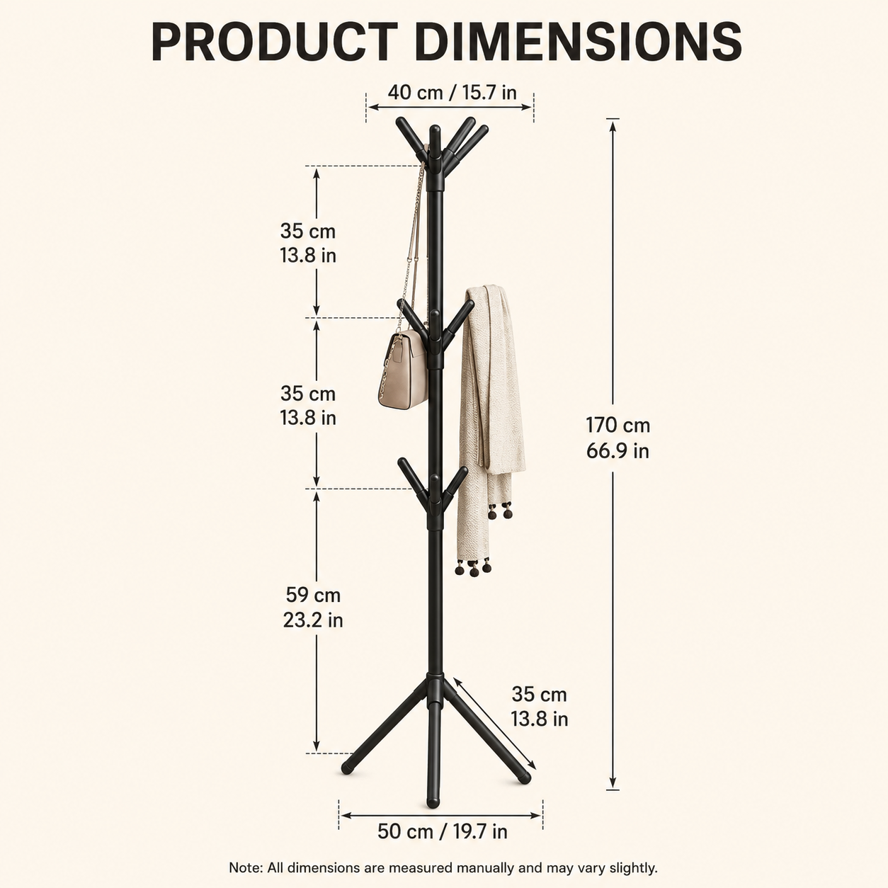 Product dimensions