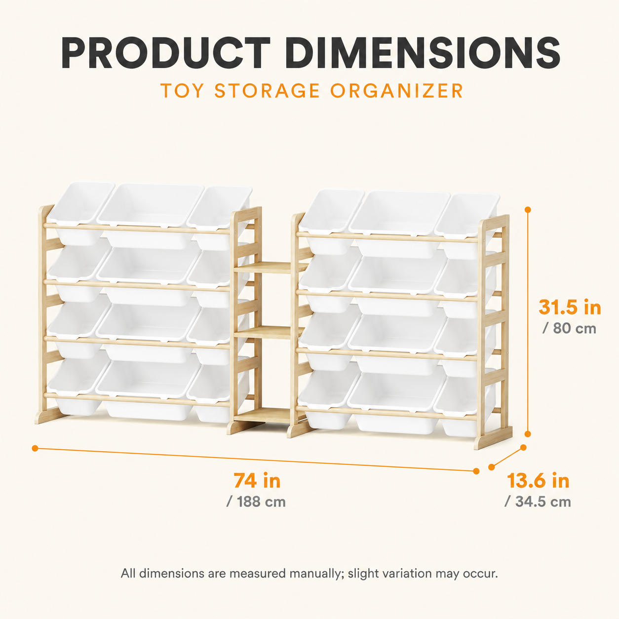 Product dimensions