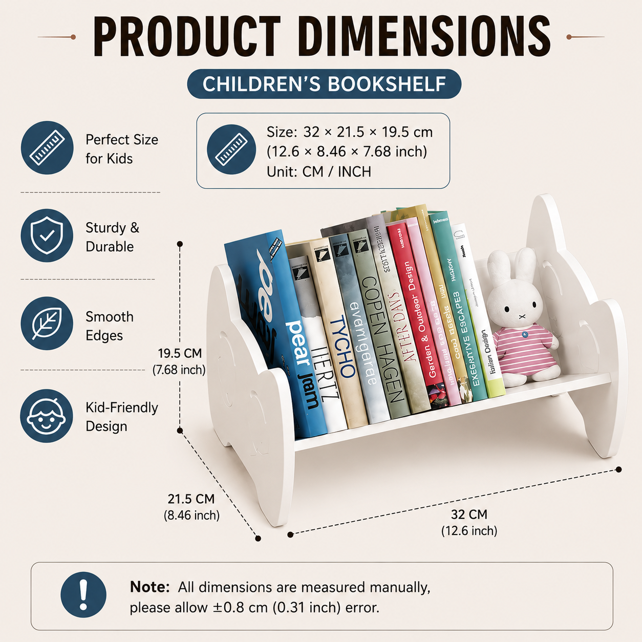 Product dimensions