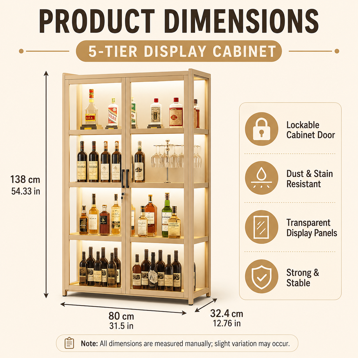 Product dimensions