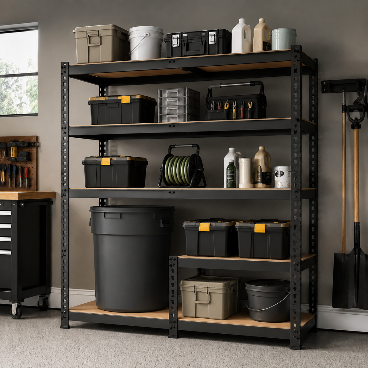 Heavy-Duty Garage Shelving Unit