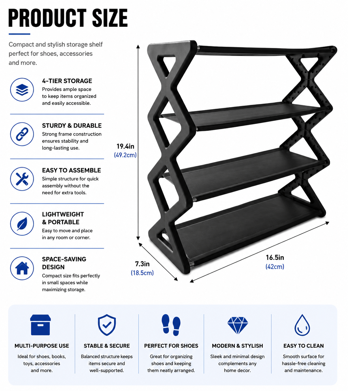 Product dimensions