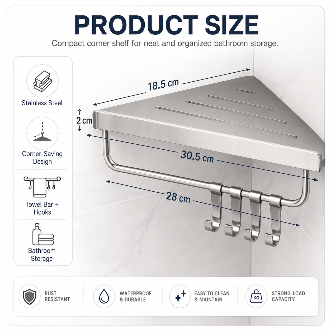 Product dimensions