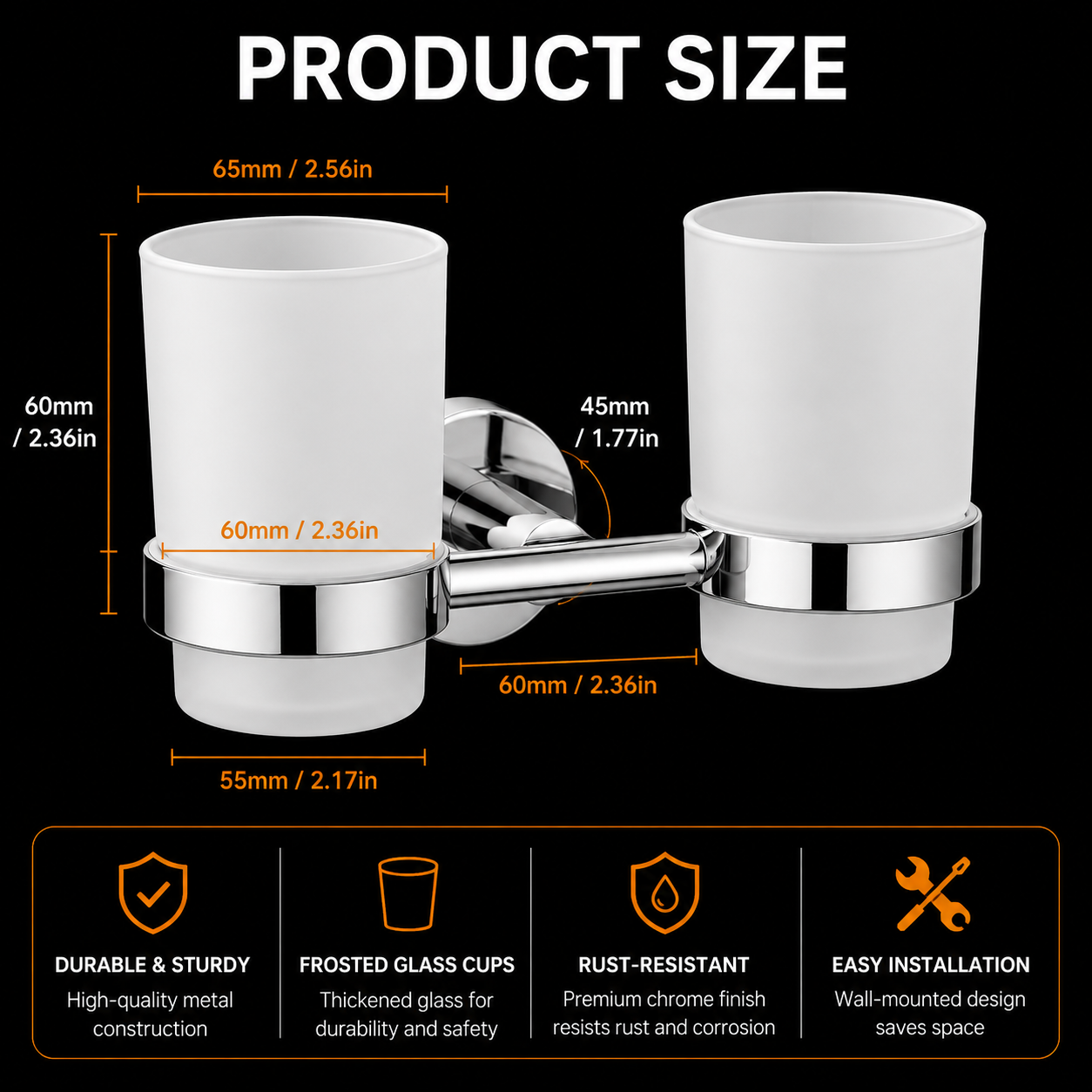 Product dimensions