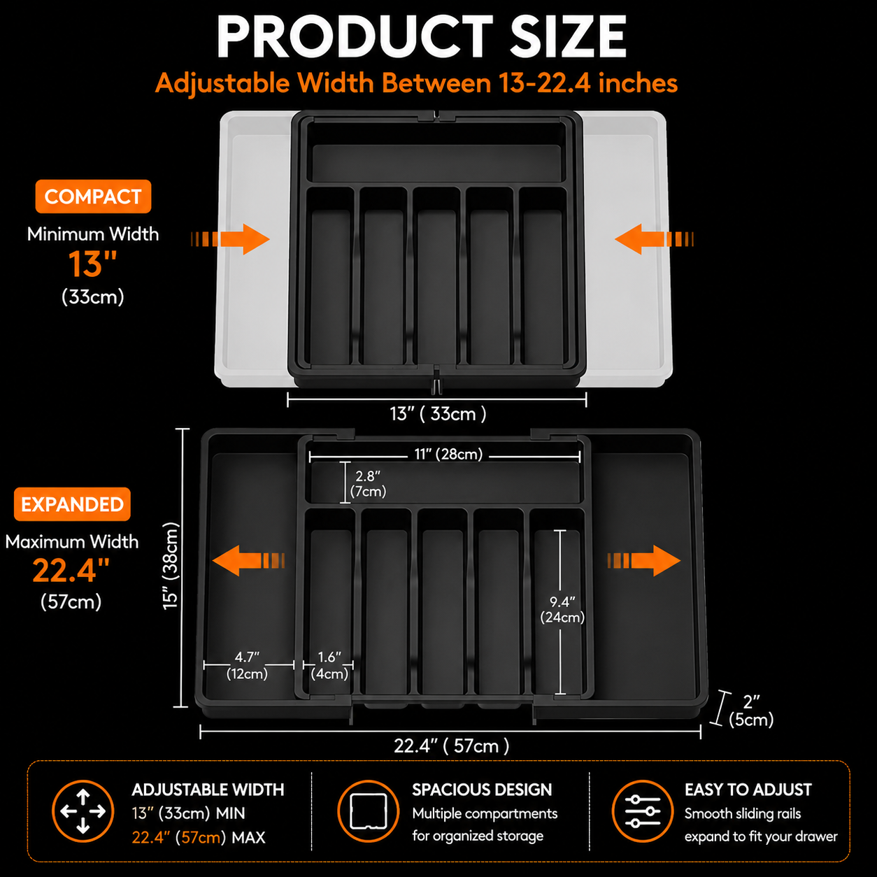 Product dimensions