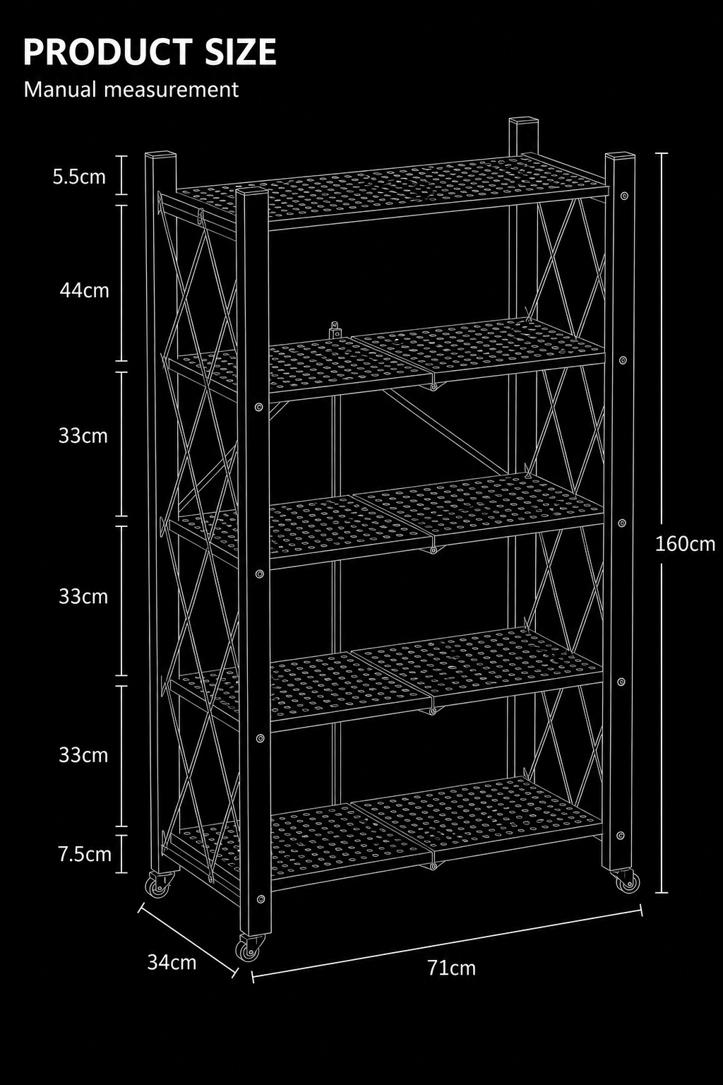 Product dimensions